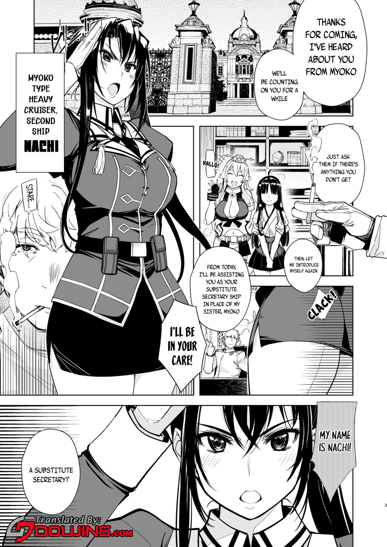 Hentai Manga Comic-Report of the Secretary Kashima 3-Read-2